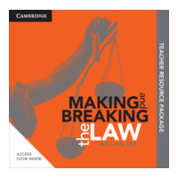 Cambridge Making and Breaking the Law VCE Units 1 and 2 Teacher Resource (Card)