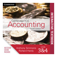 Cambridge VCE Accounting Units 3&4 Digital Card