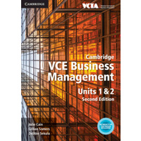 Cambridge VCE Business Management Units 1 and 2