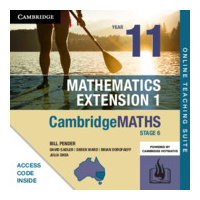 CambridgeMATHS NSW Stage 6 Extension 1 Year 11 Online Teaching Suite Card
