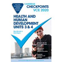 Cambridge Checkpoints VCE Health and Human Development Units 3&4 2020