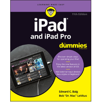  iPad and iPad Pro For Dummies