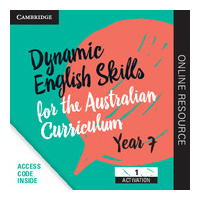 Dynamic English Skills for the Australian Curriculum Year 7 1 year subscription
