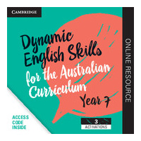 Dynamic English Skills for the Australian Curriculum Year 7 3 year subscription
