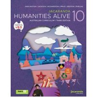 Jacaranda Humanities Alive 10 Australian Curriculum 3e learnON and Print