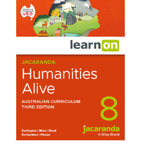 Jacaranda Humanities Alive 8 AC 3e learnON