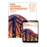 Pearson General Mathematics QLD 12 Student Book with eBook
