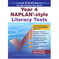 Excel NAPLAN*-style Literacy Tests Year 4