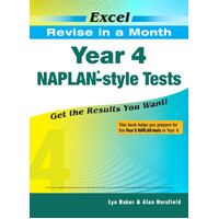 Excel Revise in a Month NAPLAN*-style Tests Year 4