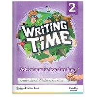 Writing Time 2 (Queensland Modern Cursive) Student Practice Book