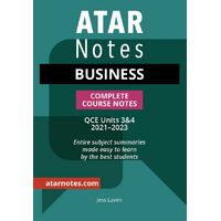 ATAR Notes: QCE Business Units 3&4 Notes