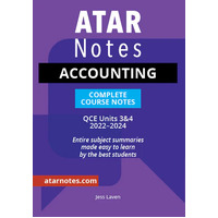  ATAR Notes QCE Accounting 3&4 Notes 