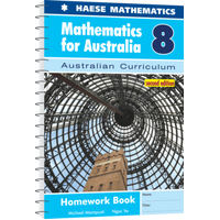 Mathematics for Australia 8  Homework Book 2e