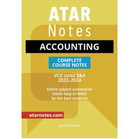 ATAR Notes VCE Accounting 3&4 Complete Course Notes