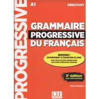 Grammaire progressive du francais Debutant & CD audio & Livre-web 3rd ed