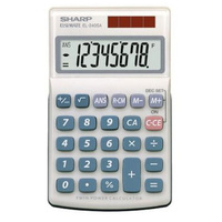 Sharp EL240SAB Basic 8-Digit Calculator (Dual Power)*