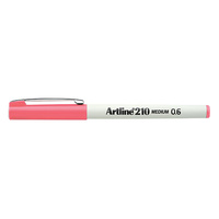 Artline 210 Fineline Pen 0.6mm Pink