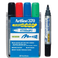 Artline 370 Flipchart Marker Asst Wal4