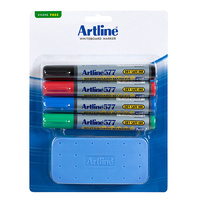 Artline 577 Whiteboard Marker Starter Kit
