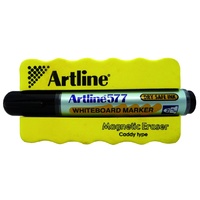 Artline 577 Whiteboard Marker Mag Eraser Caddy