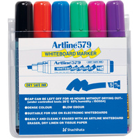 Artline 579 Whiteboard Marker Asst (Wallet 6)