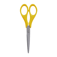 Scissors 165mm Yellow Handle Right Handed Grip
