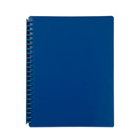 Marbig Display Book  A4 Refillable Blue