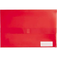 Wallet Foolscap Polypick Red