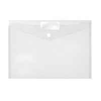 Doculope PP A4 Button Closure Clear