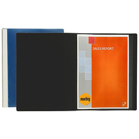 Display Book A4 Clearview Blue 24 Pocket