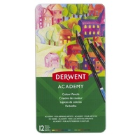 Derwent Academy Pencils Colour 12 Tin