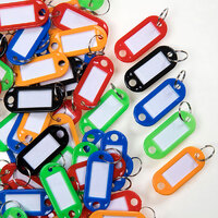 Key Tags Box 100 Assorted colours 