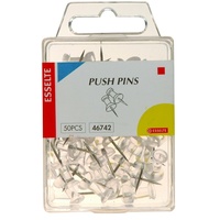 Push Pins Clear Pk50 [ETA Mid January 2024]