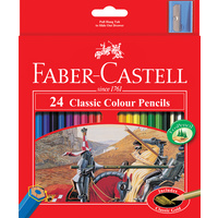 Faber Classic Colour Pencil Asstd Box 24