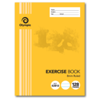 128 page exercise book stapled