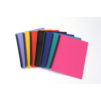 A4 Display Book 20-Page Refillable Ribbed Fluoro Asstd