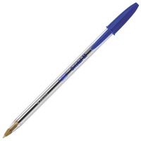 Cristal Pen Medium Blue 