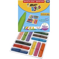 BIC Kids Plastidecor Triangle Crayons 144Pk