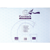 A3 Gormack Isometric Graph Pad 50Lf