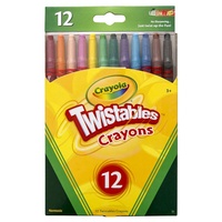 Twistables Crayons (12 Colours)