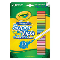 Crayola 20 SuperTips Markers  Medium Tip (58 8106)