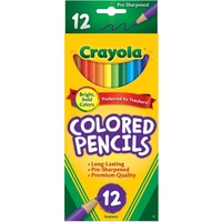 12 Full Size Coloured Pencils