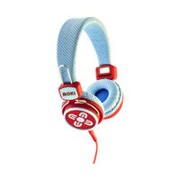 Kids Safe Headphones - Blue & Red*
