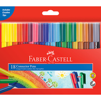 Connector Pen Colour Marker Asstd (Box 18)
