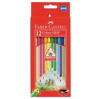 Faber Colour Tri Grip Colour Pencil Asstd Box 12