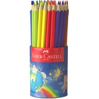 Junior Grip Colour Pencils, Assorted – Cup of 50, Includes 10 Colours