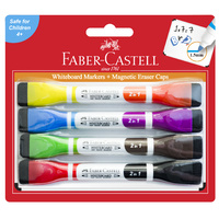 Faber Bi-colour Whiteboard Marker Asstd Pkt4