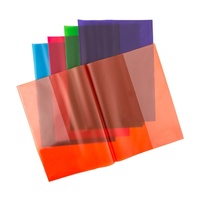 Book Covers Scrap Book Tinted Colours Heavy Duty Pvc Pack Of 5*