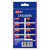 Label Avery Australian Flag 932073