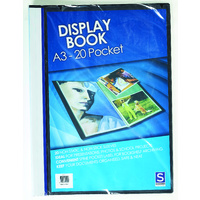 Display Books : 100 Pages Display Book W/Inside Pocket